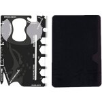 18 en 1 carte multifonction porte - outil en acier inoxydable multi - outils hommes camping en plein ...