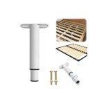 18 - 33cm pieds pour sommier � lattes pied central sommier � lattes pied de meuble reglable hauteurmetal ...