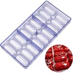 18 cavernes moules  chocolat ovales en polycarbonate moule  gteau  bonbons  ptisseries outils de ...