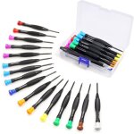 18 pices tournevis torx mini magntique torx flathead phillips petits tournevis brucelles avec t2 t3 ...