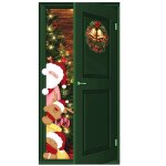 180 * 90cm bannière de porte de noël couverture de porte de père noël - decoration exterieur bannière ... 180 * 90cm bannière de porte de noël couverture de porte de père noël - decoration exterieur bannière ...