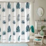 180 x200cm rideau de douche en tissu anti - moisissure impermable avec des crochets antibactrien lavable ...