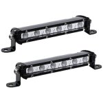 18cm 18w feux de recul led fin 12v phare de travail led 12v longue portee led projecteur le