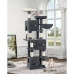 193 cm arbre  chat grande tour  chat pour chats dintrieur 7 griffoirs 3 niches 2 plates - formes 1 ...