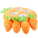 1ensemble de jouets de recherche de nourriture en forme de carotte pour lapin tapis  renifler jouet ...