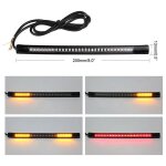 1pcs?48 feux stop led pour moto voiture v�lo feux clignotant bande de lumi�re 12v