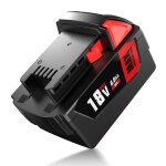 1pcs batterie li - ion 18v 6ah compatible avec milwaukee perceuse sans fil m18 scie milwaukee
