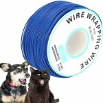 1pc fil de cl�ture �lectrique pour animaux c�ble de 200 m pour syst�me de cl�ture de chien souterrain ...
