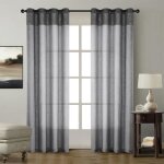 1pcs rideau occultant - rideaux anti chaleur isolant thermique gris oeillet voile de fentre l 132 x h ...
