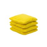 1x4 sac de cornhole ? acl rec ? jeu d?adresse extérieur ? jaune ? remplissage granulé 1x4 sac de cornhole ? acl rec ? jeu d?adresse extérieur ? jaune ? remplissage granulé