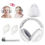2 en 1 casque anti bruit b�b� - abs - r�glable - protection auditive pour enfants de moins de 48 mois ...