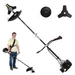 2 en 1 d�broussailleuse thermique 52 cm� 2 temps - d�broussailleuse et taille - haies puissant avec poign�e ...