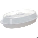 2 - en - 1 micro - ondes four vapeur cuire r�cipient avec couvercle micro - ondes plaque de couverture ...