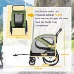 2 - en - 1 remorque pour chien & buggy pour chien remorque pour vlo de chien remorque pour chien avec ...