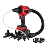 2 - en - 1 souffleur de poussire lectrique sans fil gonfleur pompe  air + 6x buses rouge - onevan ...