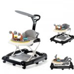 2 en 1 trotteur b�b� - mengda - trotteur pliable - jouet d�veil amovible musique hauteur r�glable - charge ...