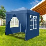 2 * 2m tente de camping tonnelle pour jardin extrieur rception fte bleu