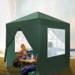 2 * 2m tente de camping tonnelle pour jardin ext�rieur r�ception f�te vert