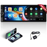 [2 + 64 gb] autoradio 1 din avec carplay android auto android 13 lecteur mp5 686 pouces hd cran tactile ...