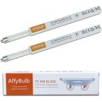 2 * 6w replacement bulbs for lampe anti moustique / tue mouche electrique - 9in t5 bl368 uv tubes