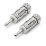 2 adaptateurs dantenne autoradio iso - din c�ble dantenne iso vers autoradio din de voiture connecteur ...