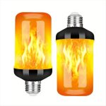 2 ampoules led flamme e27 4 modes effet invers� ac85 265 v pour d�coration de f�te et de maison b