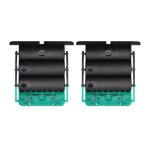 2 attaches de tablier click - sur 3 maillons ep. 8 mm verrou automatique rigide pour volet roulant