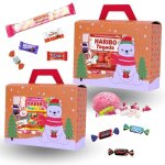 2 ballotins de nol garnis de 40 chocolats et bonbons clbrations milka daim kinder et bonbons rtro ...