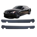 2 bas de caisse pack m / m5 en abs bmw serie 5 e60 et e61 2003 - 2010