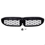 2 calandre noir spots noir bmw s�rie 3 g20 g21 phase 1 de 11 / 2018 � 04 / 2022