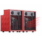 2 chauffages soufflants de chantier lv - 320. pro - 2000 w