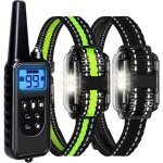 2 colliers de dressage pour chiens rechargeable avec 2 récepteurs100% résistant À leaucollier Électrique ... 2 colliers de dressage pour chiens rechargeable avec 2 récepteurs100% résistant À leaucollier Électrique ...