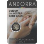 2 euros comm�morative andorre 2021 - seniors coffret bu coincard.