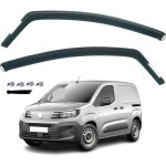 2 d�flecteurs de vent pluie dair noir fum� vitres avant pour peugeot partner rifter citro�n berlingo ...