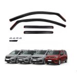 2 d�flecteurs de vent pluie dair noir fum� vitres lat�rales avant compatible avec citro�n berlingo peugeot ...