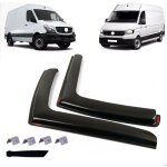 2 d�flecteurs de vent pluie dair noir fum� vitres lat�rales avant compatible avec mercedes - benz sprinter ...