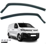2 d�flecteurs de vent pluie dair noir fum� vitres lat�rales avant pour opel zafira life 19 - 23 peugeot ...