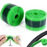 2 doublures pneus v�lo anti - crevaison vert fonc� - compatible 12 - 29 pouces - protection jante dupcheliry ...