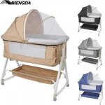 2 en1 lit bb berceau cododo - mengda - lit pour enfant  roulettes - hauteur rglable - avec matelas ...