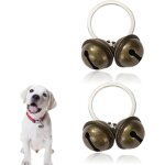 2 ensembles de clochettes de rep�rage pour chats et chiens clochettes colliers pendentifs pour colliers ...