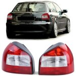 2 feux arrire look phase 2 pour audi a3 et s3 8l de 1995  2003