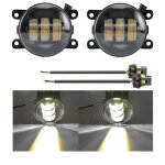 2 feux avant antibrouillard led 12v 24v 30w phares anti - brouillard pare - chocs prise h8 / h11 compatible ...