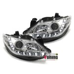 2 feux avants chrome devil eyes phares led seat ibiza 6j 2008 - 2012 (00738)