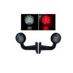 2 feux de gabarit et dencombrement cabochon fum� led rouge blanc 12v 24v coud� long position lat�raux ...