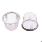 2 filtres th�i�re inox 60mm infusion �pices
