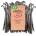 2 gousses de vanille de madagascar bourbon qualit premium gourmet 15  18 cm
