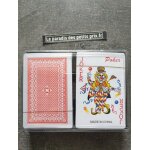 2 jeux de 54 cartes poker bridge ramibelote piquet manille #3