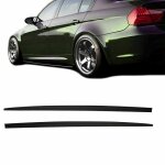 2 lame extensions sous bas de caisse look m performance pour bmw srie e90 e91 pack m