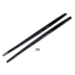2 lame extensions sous bas de caisse noir brillant pour bmw m4 f82 coup et f83 cabriolet