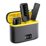 2 micro cravate sans fil pour iphone ipad recharg�able connexion automatique et r�duction du bruit intelligent ...